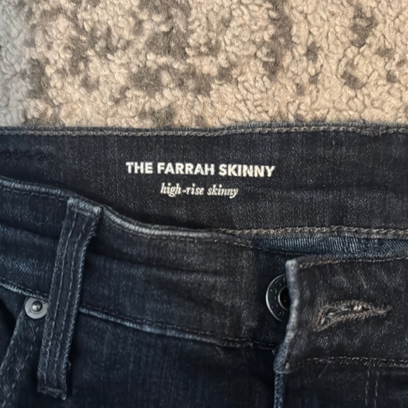 Ag Adriano Goldschmied Blue Skinny Jeans with Stretch - Picture 3 of 5